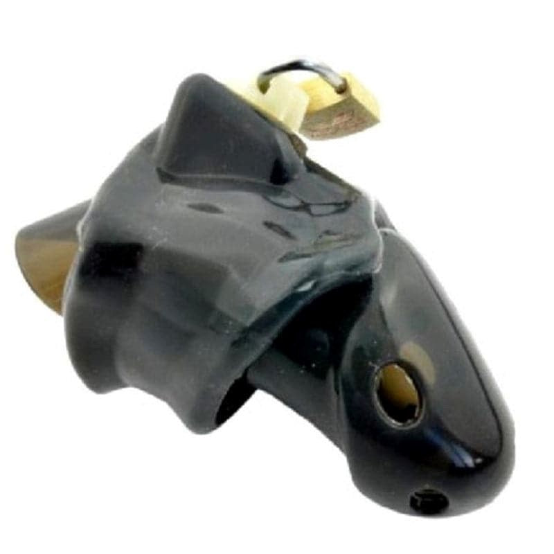 Dick Cage Silicone Chastity Device Black - - Male Chastity