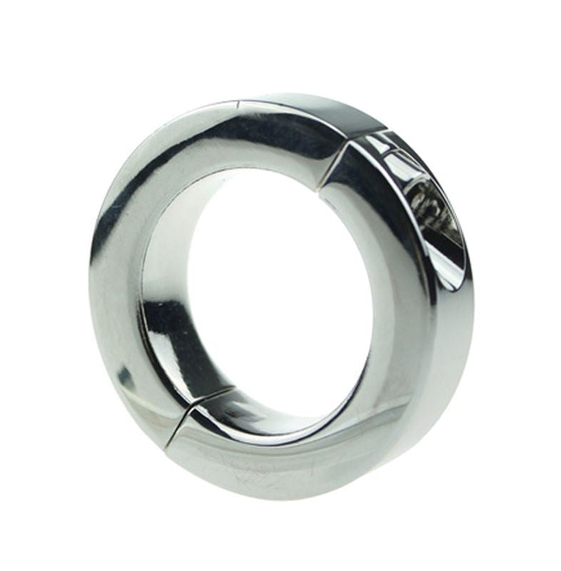 Hells Couture Loopy Smooth Steel Cock Ring XL 54mm Split Design - - Cock Rings
