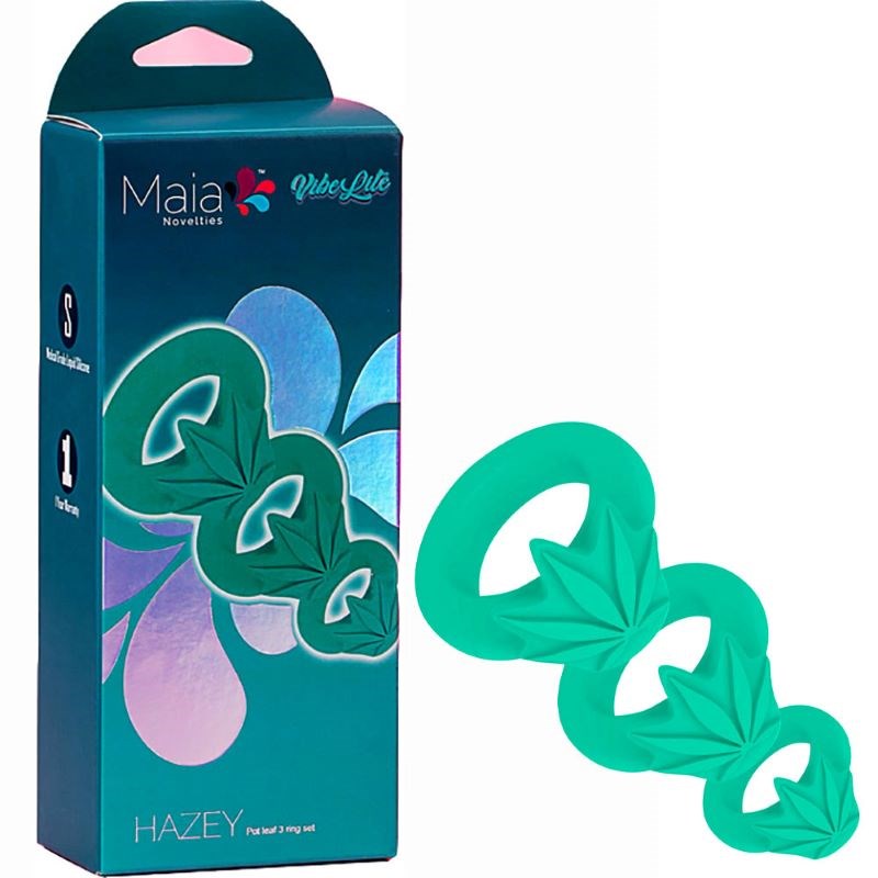 Maia 420 HAZEY Pleasure Trio - Unlock Unforgettable Moments - - Cock Ring Sets