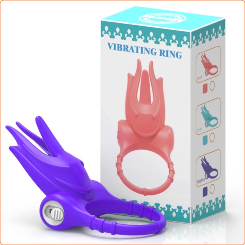 Monster Vibrating Ring - - Ball and Cock Toys