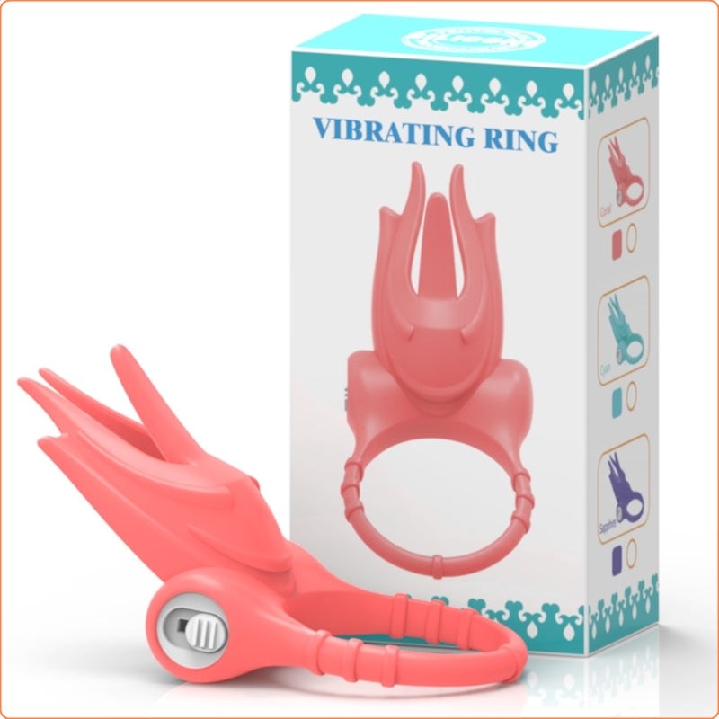 Monster Vibrating Ring - - Ball and Cock Toys