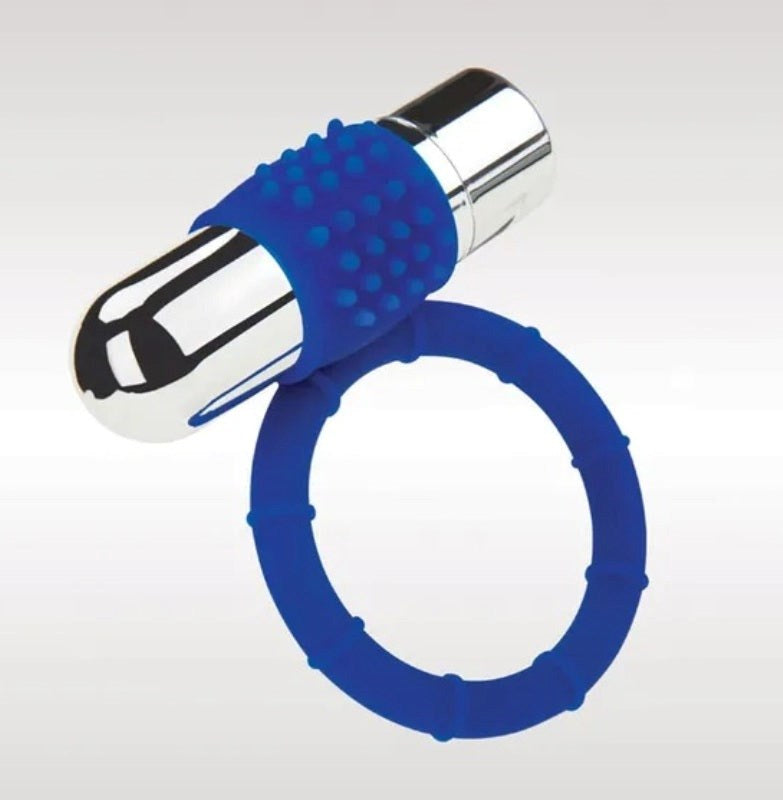 Powered Bullet Cock Ring - - Ball and Cock Toys