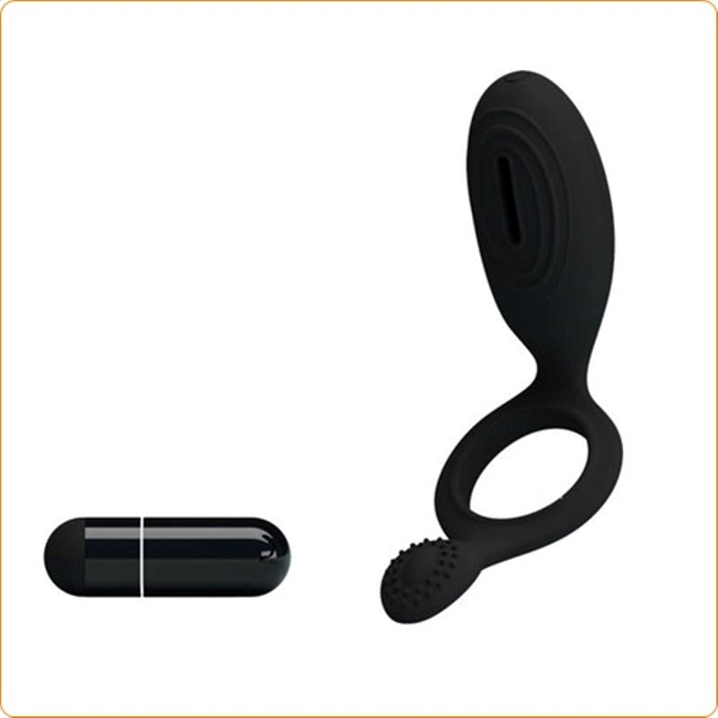 Prettylove Ethel Cock Ring - - Ball and Cock Toys