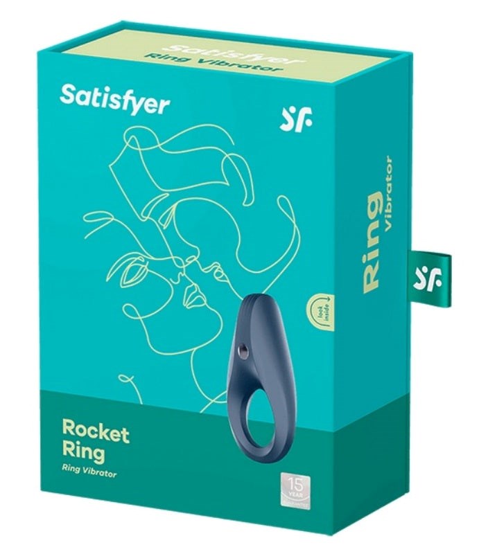 Satisfyer Rocket 10 Functions Flexible Mens Cock Ring - - Vibrating Cock Rings