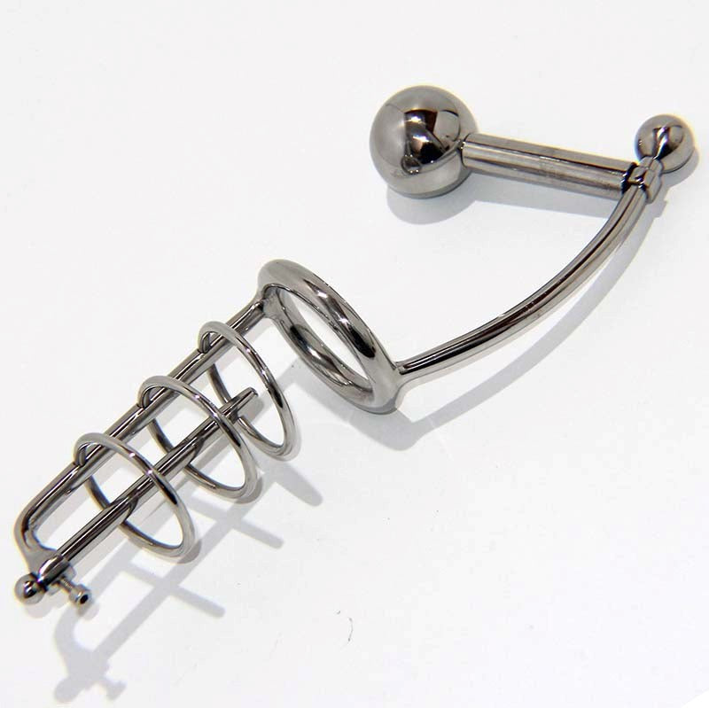 Hell's Couture Ultimate Pleasure Cage - Urethral, Anal, Chastity - - Male Chastity
