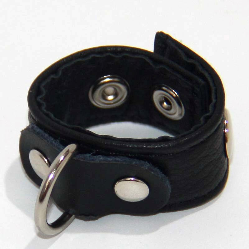 Strappy Cock Ring Leather 2 Speed - - Cock Rings