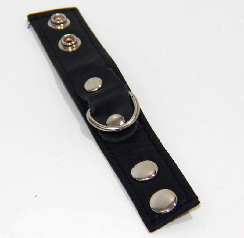 Strappy Cock Ring Leather 2 Speed - - Cock Rings