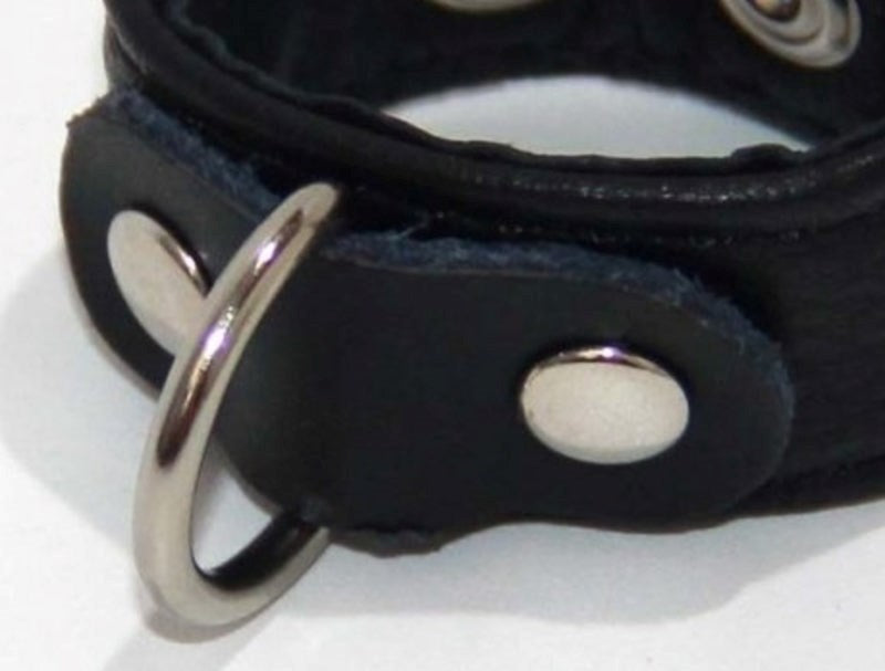 Strappy Cock Ring Leather 2 Speed - - Cock Rings