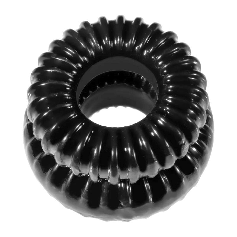 Perfect Fit Xplay Ribbed Ring Combo with Two Ring Sizes for Enhanced Play - - Stretchy Cock Rings