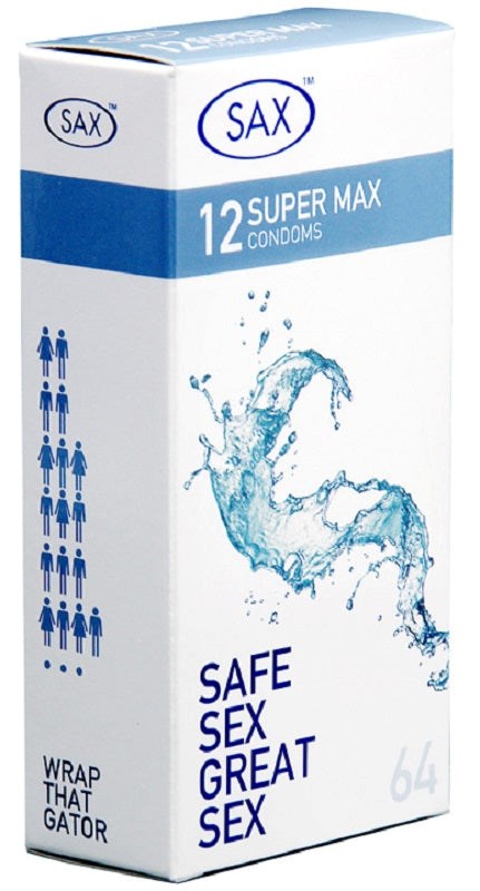 12 Super Max Condoms Discreet Packaging - - Condoms