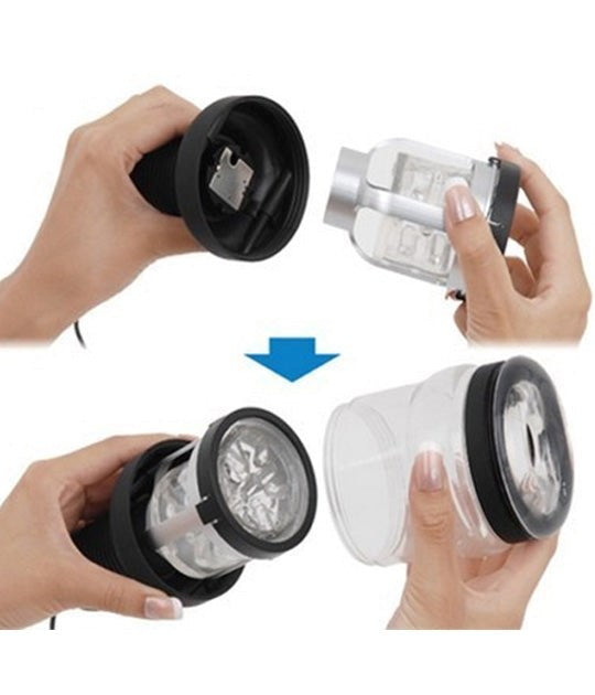 A10 Cyclone Crystal Inner Sleeve For Harder Play - - Masturbators and Strokers