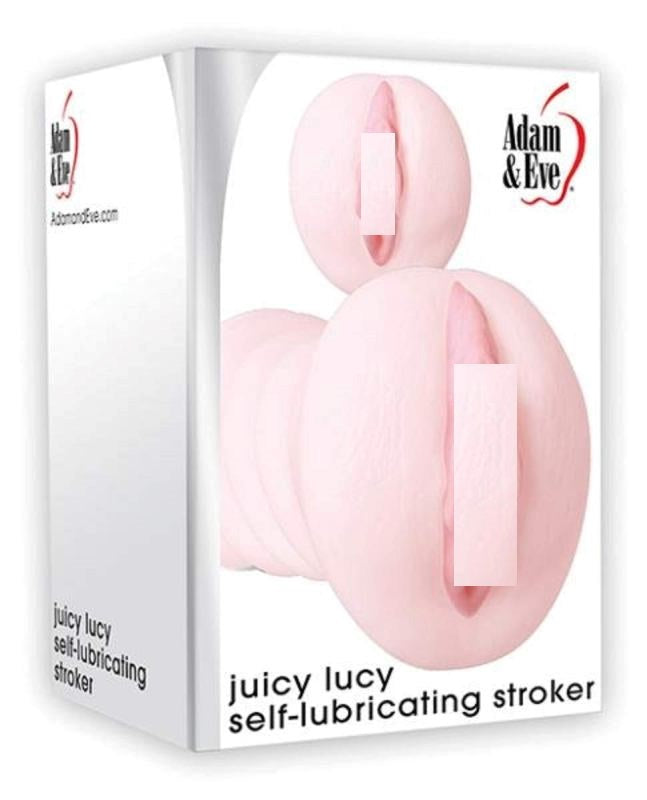 Adam & Eve Sextoys - Juicy Lucy Male Stroker for Unparalleled Pleasure - - Realistic Butts And Vaginas