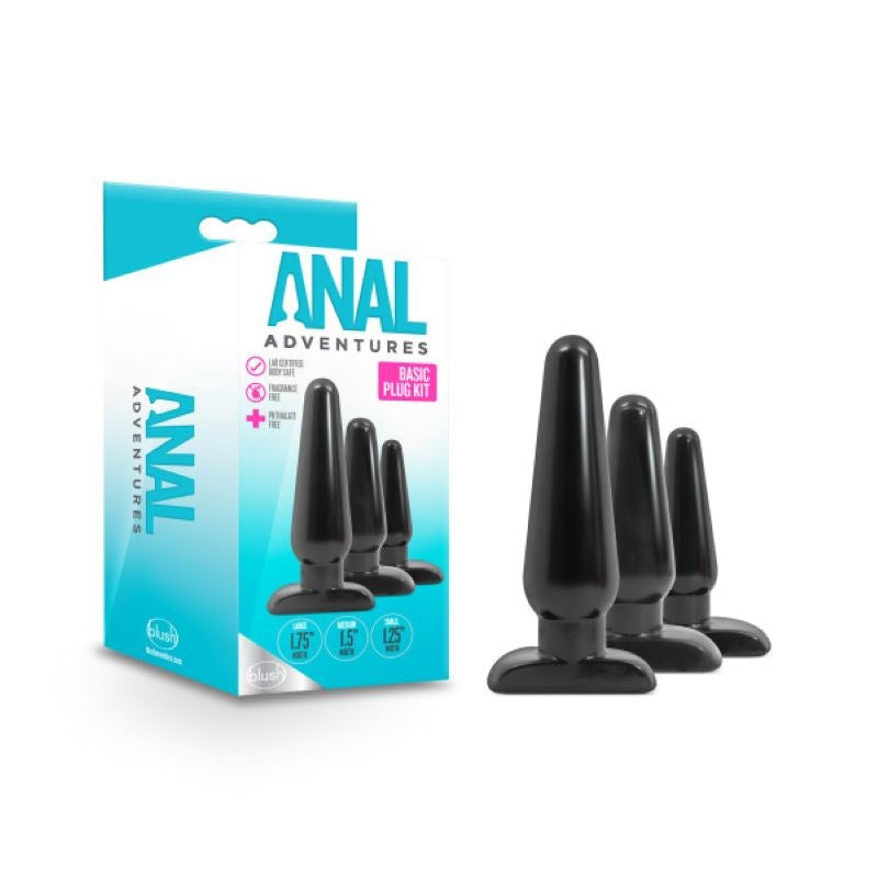 Anal Adventures - Discover Intimate Pleasures with Basic Plug Set - - Butt Plugs