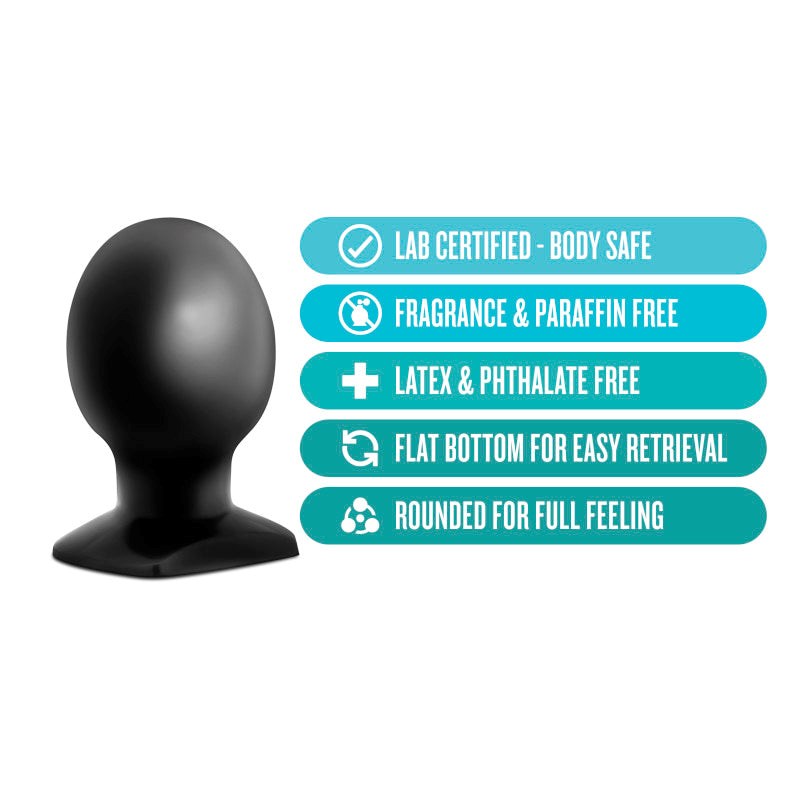 Anal Adventures Orb Plug - Black - - Butt Plugs