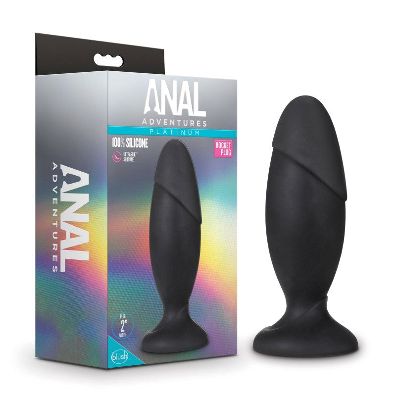 Anal Adventures Platinum Rocket Plug - Elevate Your Pleasure Journey - - Butt Plugs