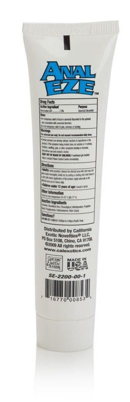 Anal Eze Gel 44ml CRing for Winners - - Delay and Excite Sprays