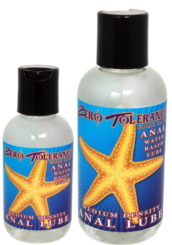 Zero Tolerance Water Based Anal Lube Medium - - Water Based Lubes