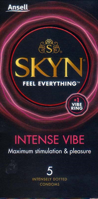Ansell Skyn Intense Vibe Condoms Cock Fit Masters - - Condoms