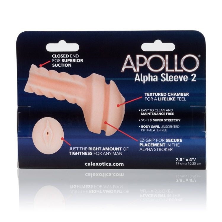 Apollo Alpha Mens Stroker Sleeve 2 Vagina - - Pumps, Extenders and Sleeves