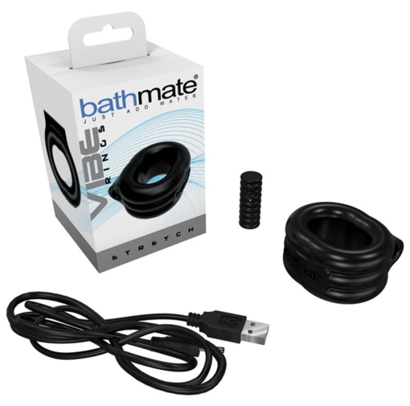 Bathmate Rechargeable Vibe Ring Stretch - - Cock Rings
