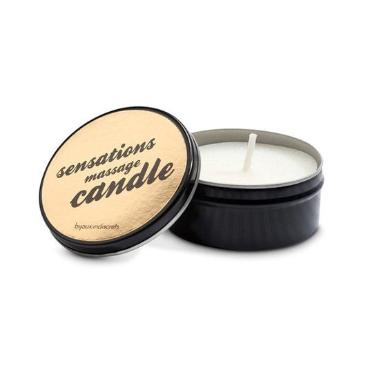 Bijoux Indiscrets Sensations Warming Massage Candle - - Delay and Excite Sprays