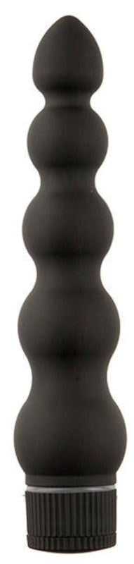 Black Magic 7 inch Ribbed Vibrator Get More Naughty Fun - - Anal Vibrators