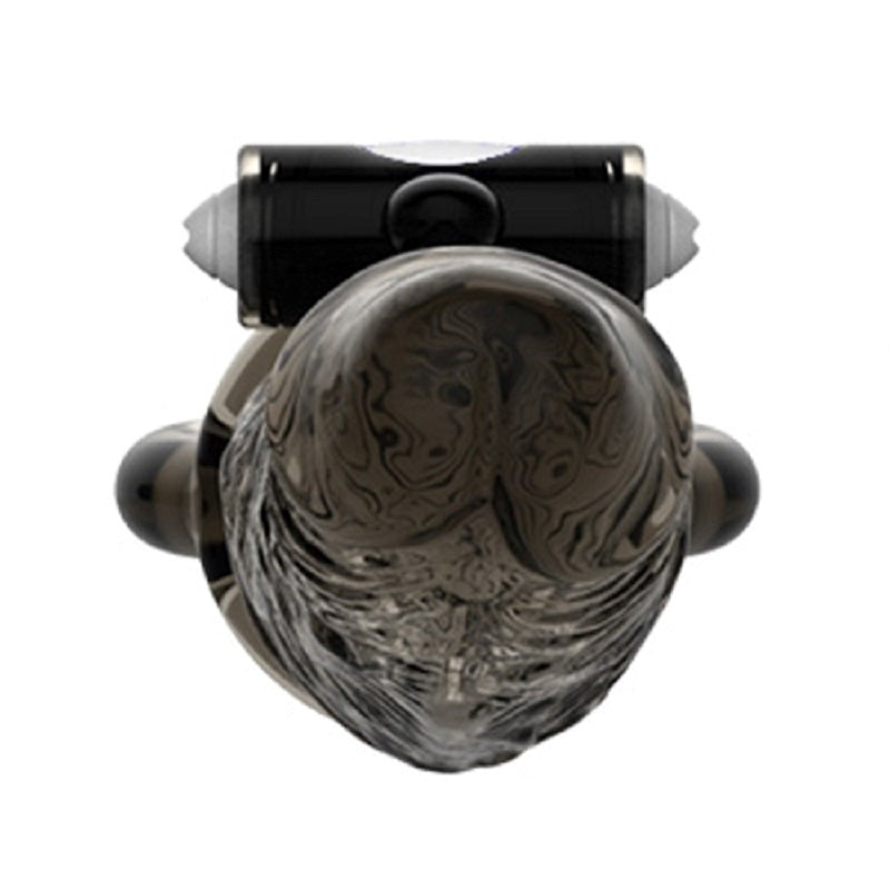 Black Warrior Veiny Vibrating Penis Sleeve - - Pumps, Extenders and Sleeves