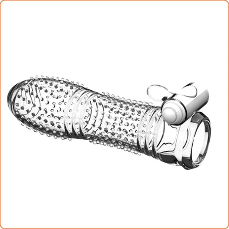 Bola Super-stretchy Vibration Crystal Sleeves - - Pumps, Extenders and Sleeves