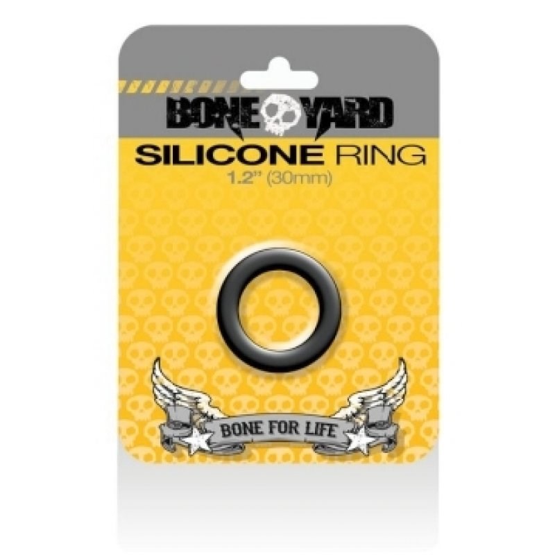 Boneyard Silicone Ring Black 50MM Top Cock Fittings - - Stretchy Cock Rings