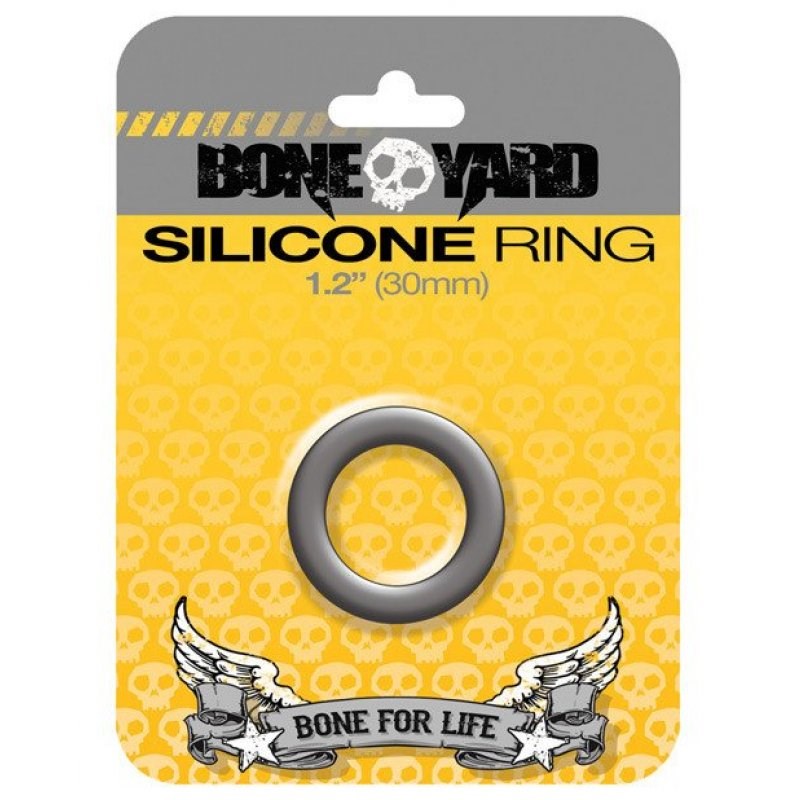 Boneyard Silicone Ring Grey 30MM Popular in Australia - - Cock Rings