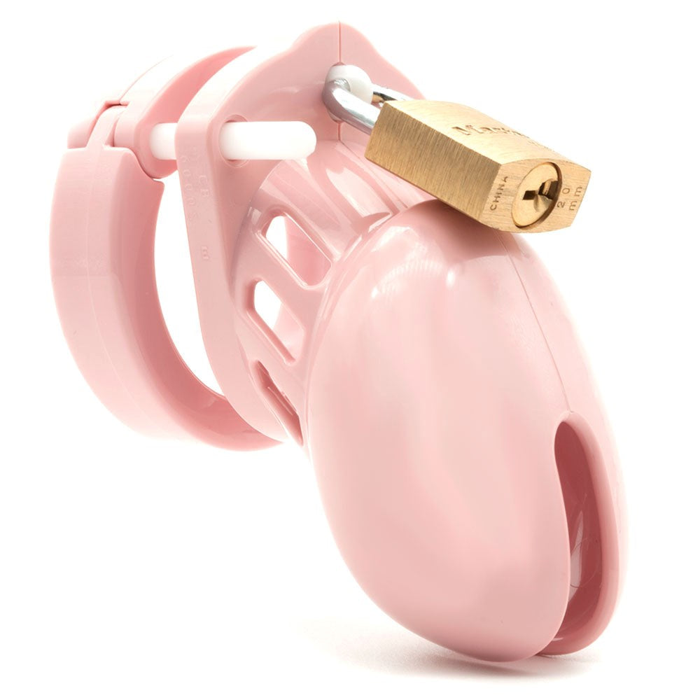 Cb-6000s Male Chastity Cock Cage Kit - Pink - - Male Chastity
