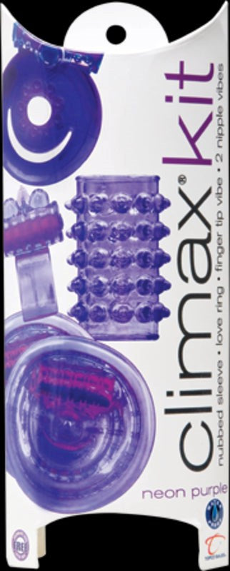 Climax Kit Neon Purple Mens Sex Toy - - Pumps, Extenders and Sleeves