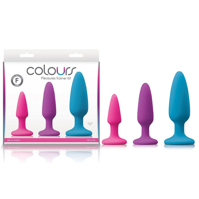 Unleash Colorful Bliss - NS Novelties Colours Pleasures Trainer Set - - Butt Plugs