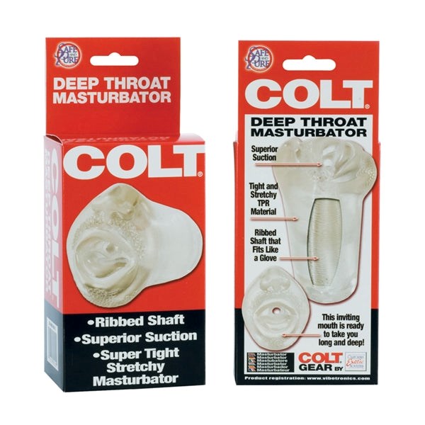 Colt Deep Throat Realistic Male Masturbator - - Masturbators and Strokers