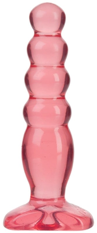 Crystal Jellies 5 inch Anal Delight Pink - - Butt Plugs