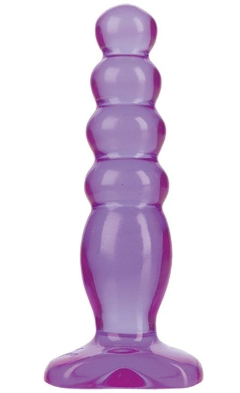 Crystal Jellies Anal Delight Purple Be Long and Stay Hard. - - Butt Plugs