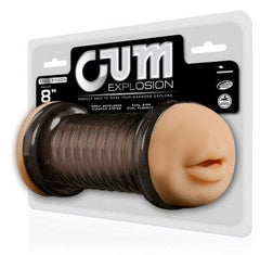 Cum Explosion 8 Inch Mouth And Pussy Dual Pleasure Masturbator - - Fleshlight Male Masturbators