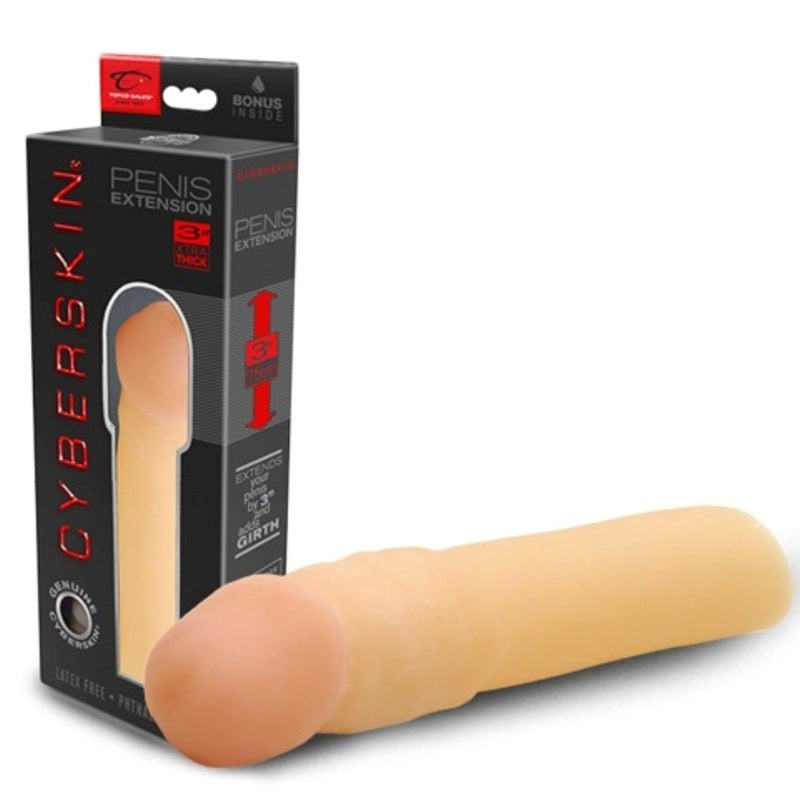CyberSkin 3 inch Transformer Penis Extension Light - - Pumps, Extenders and Sleeves
