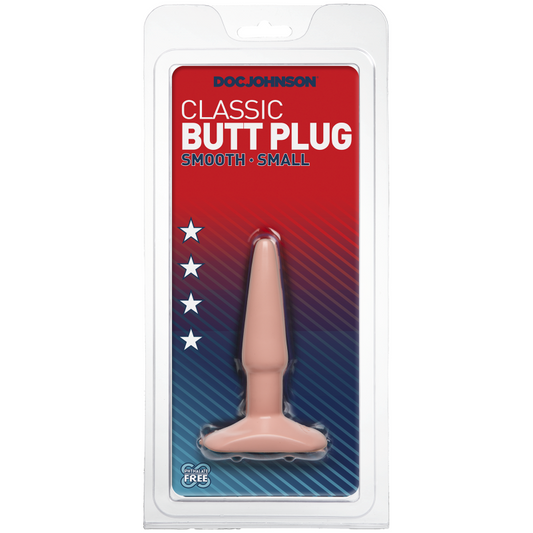 Doc Johnson Classic Butt Plug Smooth Small - - Butt Plugs