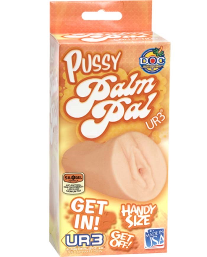 Doc Johnson Palm Pal UR3 Pussy Male Stroker - Masturbators and Strokers