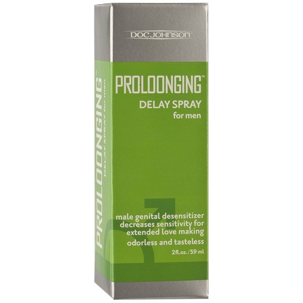 Doc Johnson Prolonging with Ginseng Male Delay Spray - - Delay and Excite Sprays