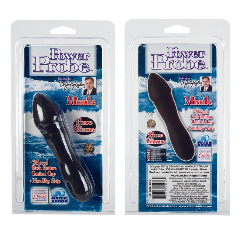Dr. Joel Kaplan Vibrating Power Probe Anal Missile - - Prostate Toys