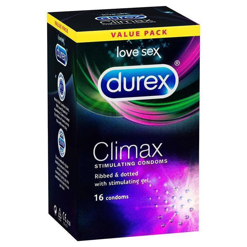 Durex Climax Stimulating Condoms Stamina Training Toy - - Condoms