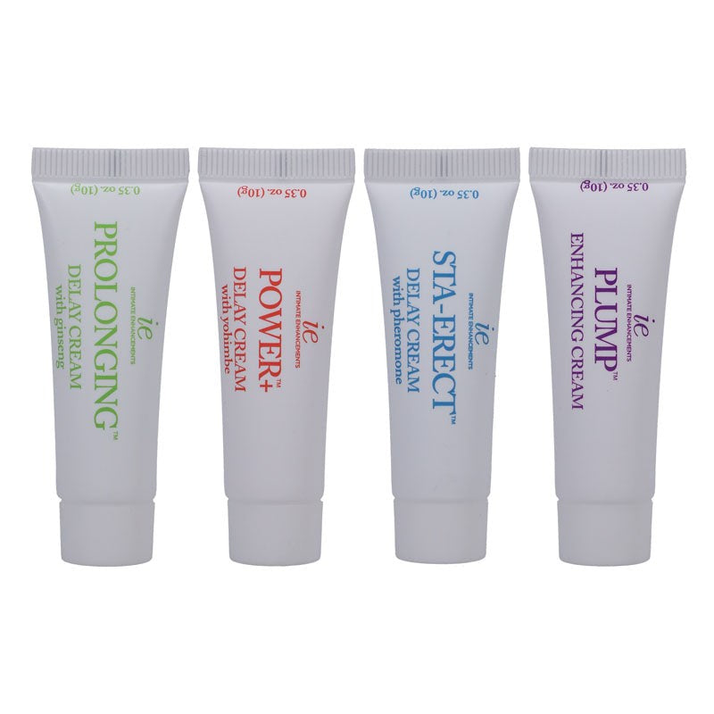 ENHANCE Pleasure Creams - 4-Pack Edge Control Ready - - Delay and Excite Sprays