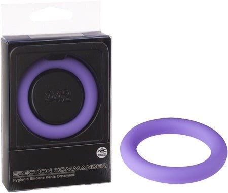 Erection Commander Cock Ring Lavender Edge Control Ready - - Cock Rings