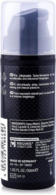 Eros 100% Delay Power Concentrate Gel 30ml - - Delay and Excite Sprays