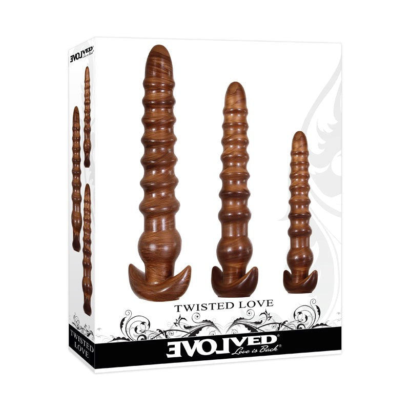 Evolved TWISTED LOVE - Versatile Anal Pleasure Set - - Butt Plugs