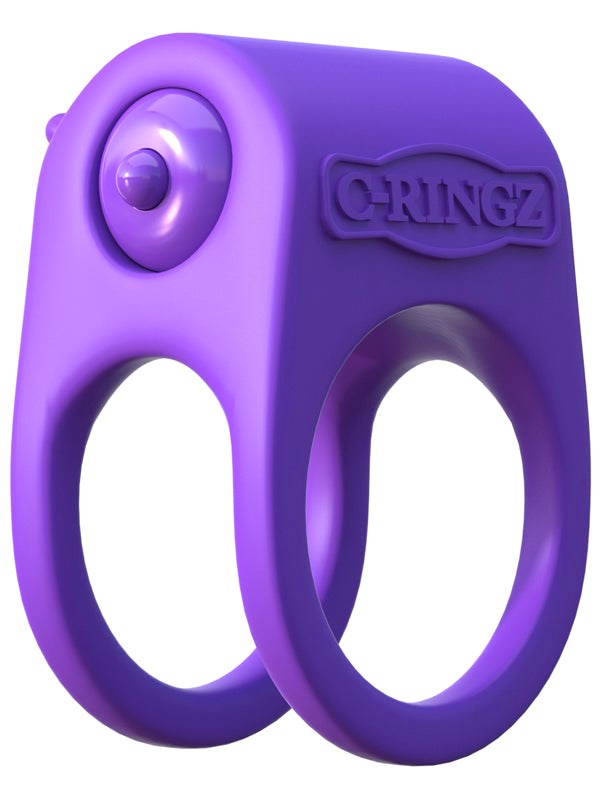 Fantasy C-Ringz Silicone Duo-Ring Stamina Training Toy - - Vibrating Cock Rings