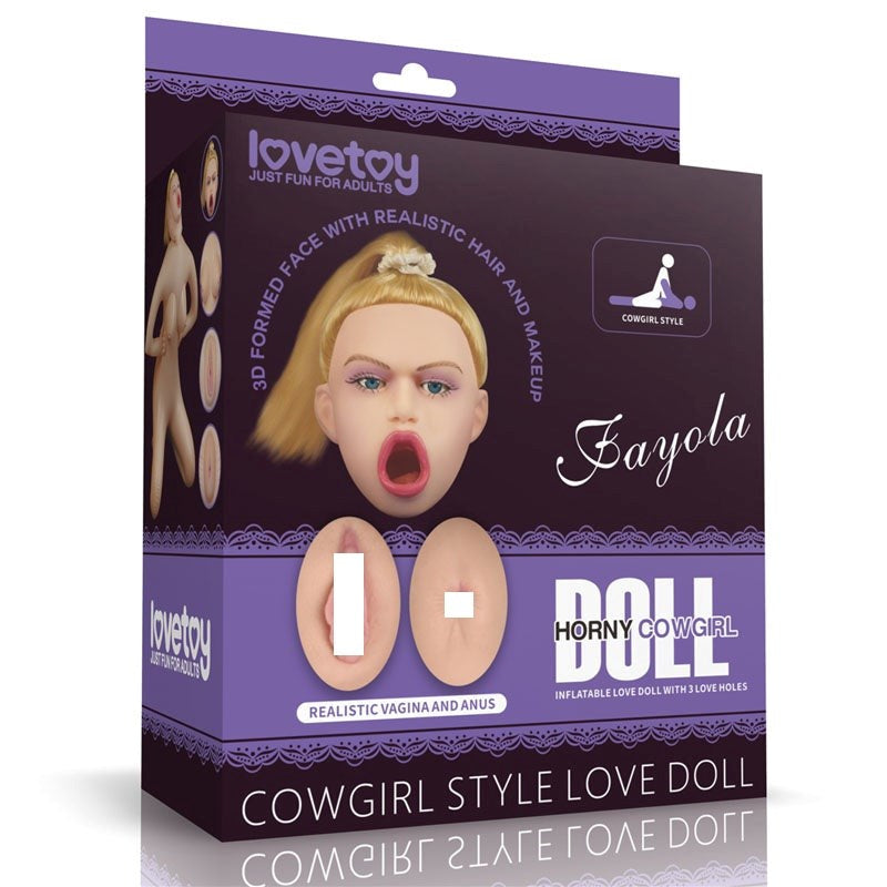 Fayola Horny Cowgirl Inflatable Love Doll - - Love Dolls