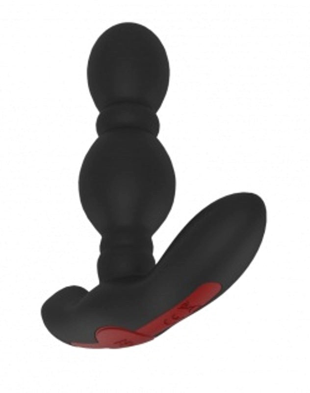 Figo Vibrating Butt Plug Black - - Butt Plugs